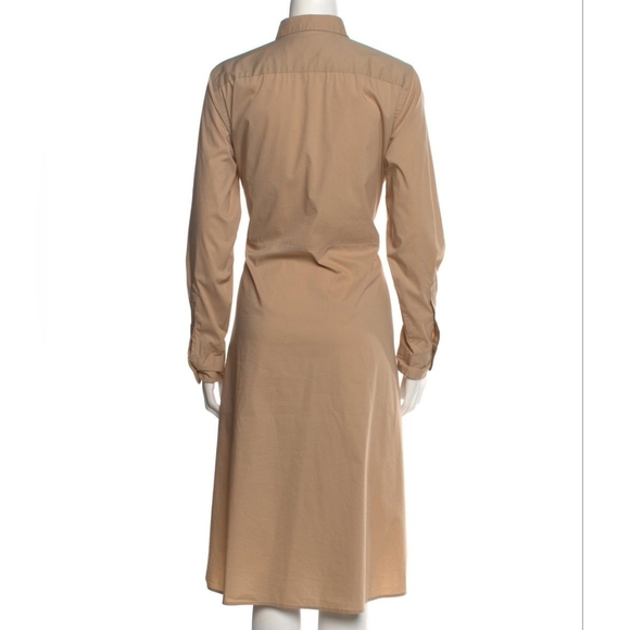 RALPH LAUREN BLACK LABEL Midi Length Shirt Dress Size 6 - Picture 4 of 4